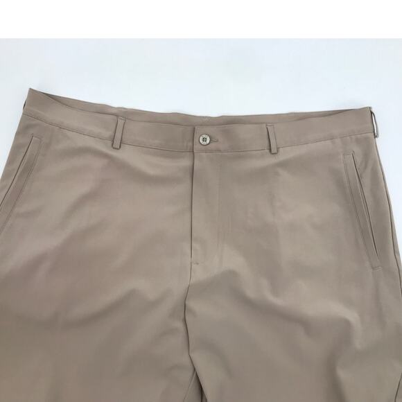 Nike Mens Tan Coaches Performance Chino Pants Size 40 Unhemmed - Picture 9 of 12